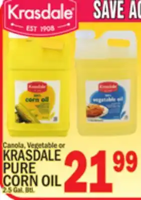 C Town KRASDALE PURE CORN OIL offer