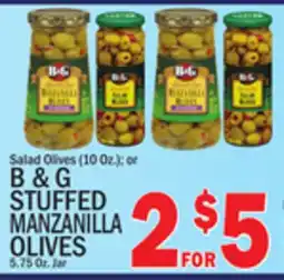 C Town B & G STUFFED MANZANILLA OLIVES offer
