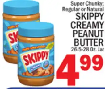 C Town SKIPPY CREAMY PEANUT BUTTER offer