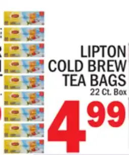 C Town LIPTON COLD BREW TEA BAGS offer