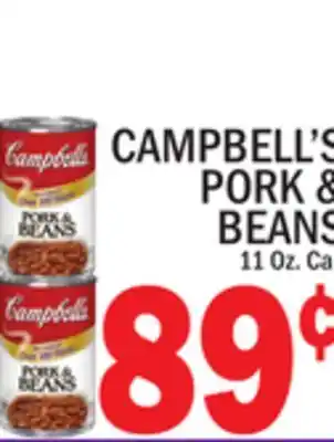 C Town CAMPBELL'S PORK & BEANS offer