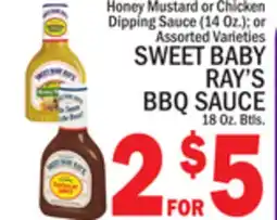 C Town SWEET BABY RAY'S BBQ SAUCE offer