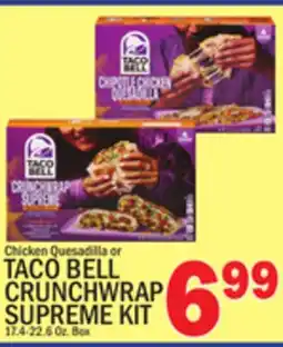 C Town TACO BELL CRUNCHWRAP SUPREME KIT offer