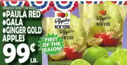 Bravo Supermarkets PAULA RED , GALA, GINGER GOLD APPLES offer
