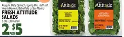 Bravo Supermarkets FRESH ATTITUDE SALADS offer