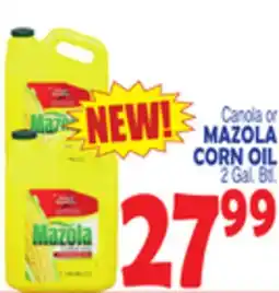 Bravo Supermarkets MAZOLA CORN OIL offer