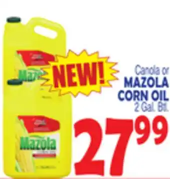 Bravo Supermarkets MAZOLA CORN OIL offer