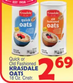 Bravo Supermarkets KRASDALE OATS offer