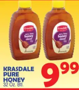 Bravo Supermarkets KRASDALE PURE HONEY offer