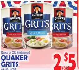 Bravo Supermarkets QUAKER GRITS offer