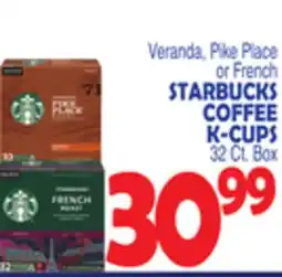 Bravo Supermarkets STARBUCKS COFFEE K-CUPS offer