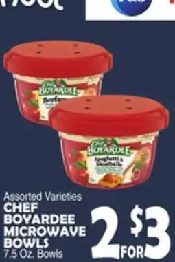 Bravo Supermarkets CHEF BOYARDEE MICROWAVE BOWLS offer