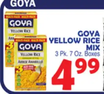 Bravo Supermarkets GOYA YELLOW RICE MIX offer