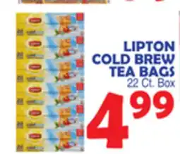 Bravo Supermarkets LIPTON COLD BREW TEA BAGS offer