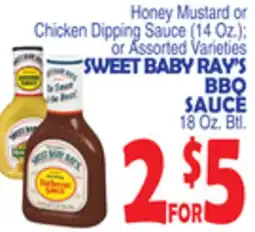 Bravo Supermarkets SWEET BABY RAY'S BBQ SAUCE offer