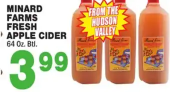 Bravo Supermarkets MINARD FARMS FRESH APPLE CIDER offer