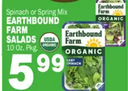 Bravo Supermarkets EARTHBOUND FARM SALADS offer
