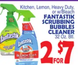 Bravo Supermarkets FANTASTIK SCRUBBING BUBBLES CLEANER offer