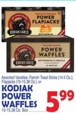 Bravo Supermarkets KODIAK POWER WAFFLES offer