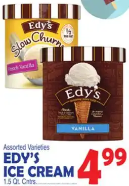 Bravo Supermarkets EDY'S ICE CREAM offer