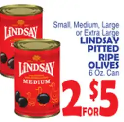 Bravo Supermarkets LINDSAY PITTED RIPE OLIVES offer