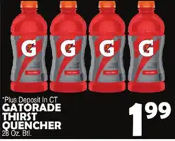 Bravo Supermarkets GATORADE THIRST QUENCHER offer
