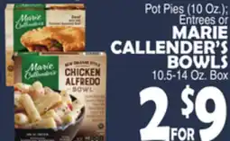 Bravo Supermarkets MARIE CALLENDER'S BOWLS 10.5-14 Oz. Box offer