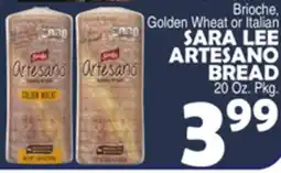Bravo Supermarkets SARA LEE ARTESANO BREAD offer