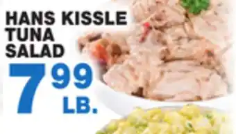 Bravo Supermarkets HANS KISSLE TUNA SALAD offer