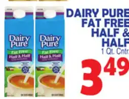 Bravo Supermarkets DAIRY PURE FAT FREE HALF & HALF offer