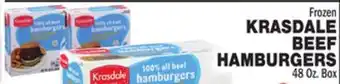 Bravo Supermarkets KRASDALE BEEF HAMBURGERS offer