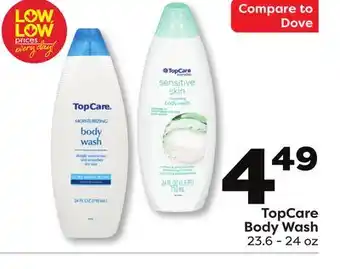 Weis Markets TopCare Body Wash offer