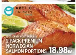 Kings Food Markets 2 PACK PREMIUM NORWEGIAN SALMON PORTIONS offer