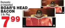 Bravo Supermarkets BOAR'S HEAD BACON offer