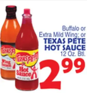 Bravo Supermarkets TEXAS PETE HOT SAUCE offer