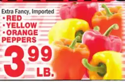 Bravo Supermarkets RED, YELLOW, ORANGE PEPPERS offer