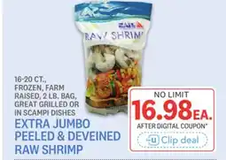 Kings Food Markets EXTRA JUMBO PEELED & DEVEINED RAW SHRIMP offer