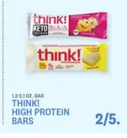 Kings Food Markets THINK! HIGH PROTEIN BARS offer