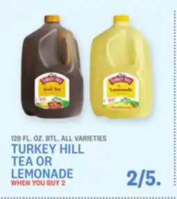 Kings Food Markets TURKEY HILL TEA OR LEMONADE offer