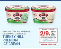 Kings Food Markets TURKEY HILL PREMIUM ICE CREAM offer