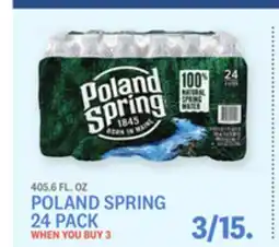 Kings Food Markets POLAND SPRING 24 PACK offer