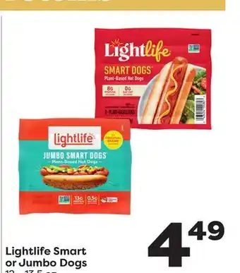 Weis Markets Lightlife Smart or Jumbo Dogs offer
