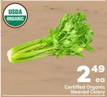 Weis Markets Certified Organic Sleeved Celery offer