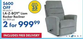 Boscov's LA-Z-BOY Liam Rocker Recliner offer