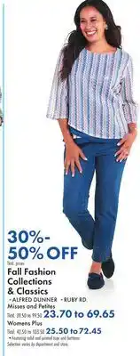 Boscov's Fall Fashion Collections & Classics offer