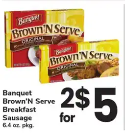 ACME Banquet Brown'N Serve Breakfast Sausage offer
