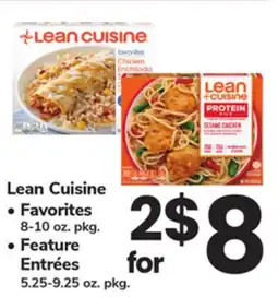 ACME Lean Cuisine Favorites 8-10 oz. pkg., Feature Entrées 5.25-9.25 oz. pkg offer