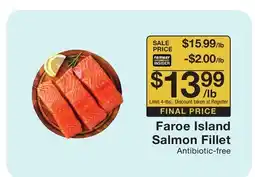 Fairway Store Market Faroe Island Salmon Fillet offer