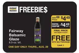 Fairway Store Market Fairway Balsamic Glaze offer