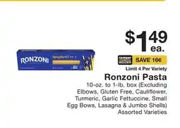 Fairway Store Market Ronzoni Pasta offer